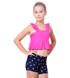 LACTRA TWO PIECE SPAGHETTI WITH SHORTS - D.PINK