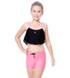 LACTRA TWO PIECE SPAGHETTI WITH SHORTS - BLACK