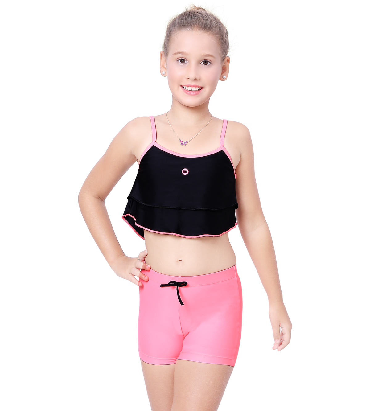 LACTRA TWO PIECE SPAGHETTI WITH SHORTS
