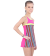 LACTRA RACER BACK SWIMDRESS WITH BOYLEG - PRINTED
