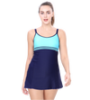 LACTRA SPAGHETTI SWIMDRESS WITH BOYLEG