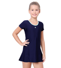 LACTRA U BACK SWIMDRESS SLEEVE WITH BOYLEG