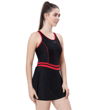 LACTRA RACER-BACK SWIMDRESS WITH BOYLEG