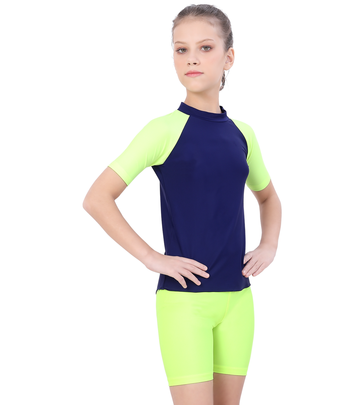 LACTRA SUN TOP SOLID COLOR HALF SLEEVE