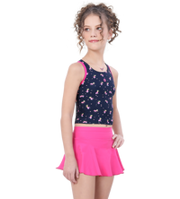 LACTRA TANKINI WITH SKIRT AND INSIDE BOYLEG