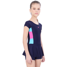 LACTRA U BACK SWIMDRESS SLEEVE WITH BOYLEG