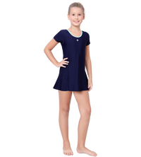 LACTRA U BACK SWIMDRESS SLEEVE WITH BOYLEG