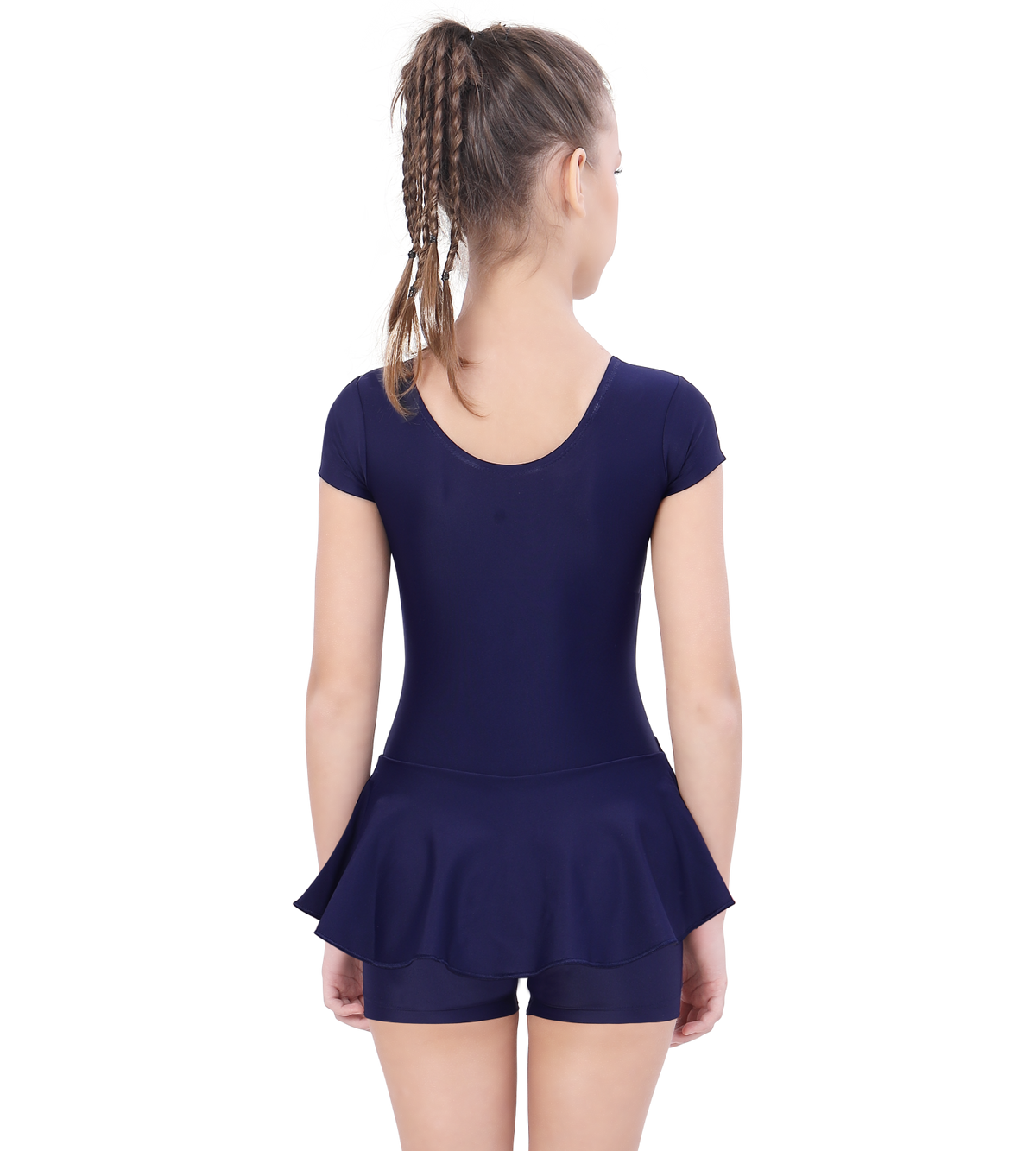 LACTRA U BACK SWIMDRESS SLEEVE WITH BOYLEG