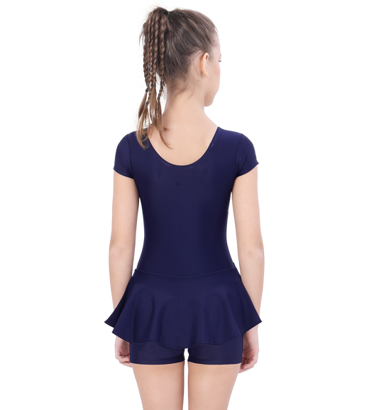 LACTRA U BACK SWIMDRESS SLEEVE WITH BOYLEG