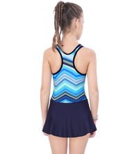 LACTRA RACER BACK SWIMDRESS WITH BOYLEG