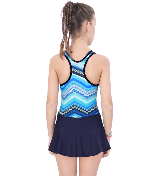 LACTRA RACER BACK SWIMDRESS WITH BOYLEG