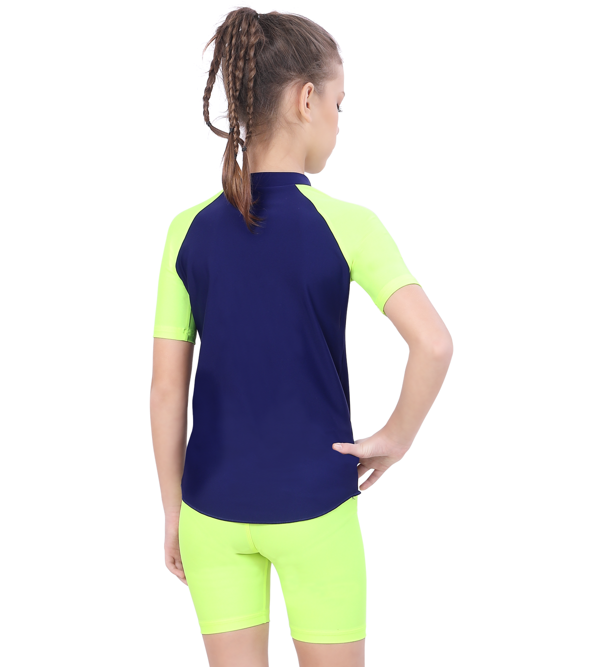 LACTRA SUN TOP SOLID COLOR HALF SLEEVE