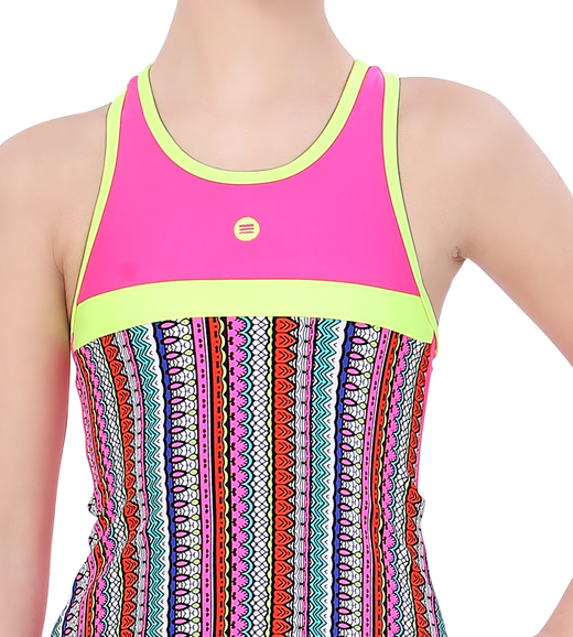 LACTRA RACER BACK SWIMDRESS WITH BOYLEG