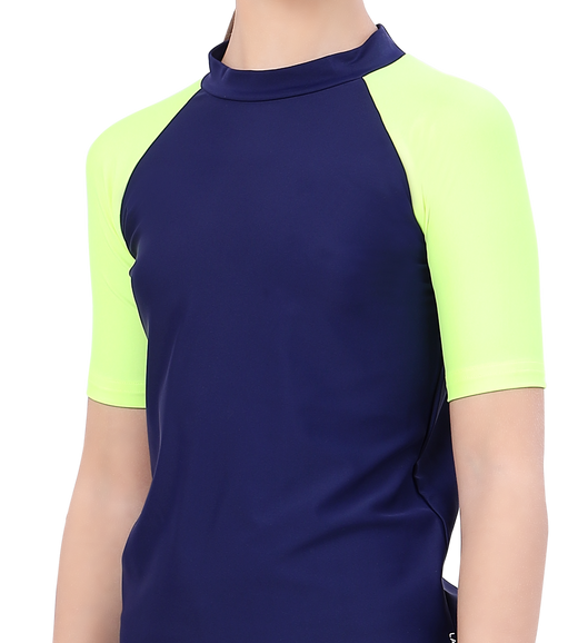 LACTRA SUN TOP SOLID COLOR HALF SLEEVE