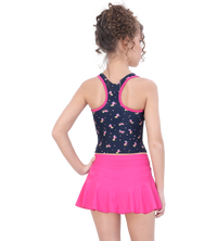 LACTRA TANKINI WITH SKIRT AND INSIDE BOYLEG