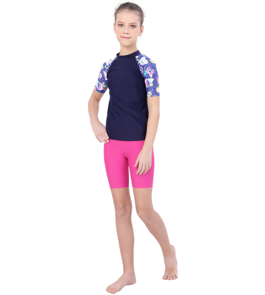 LACTRA UNISEX SUN TOP PRINTED HALF SLEEVE