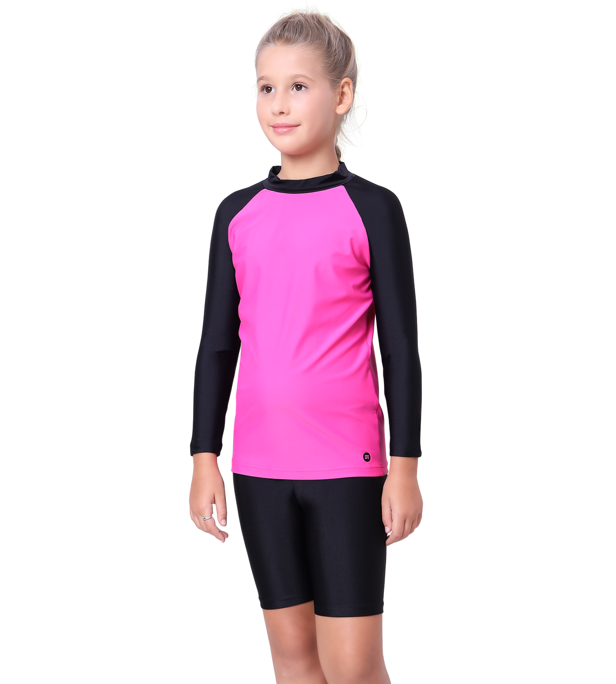 LACTRA SUN TOP WITH CONTRAST FULL SLEEVE