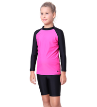 LACTRA SUN TOP WITH CONTRAST FULL SLEEVE