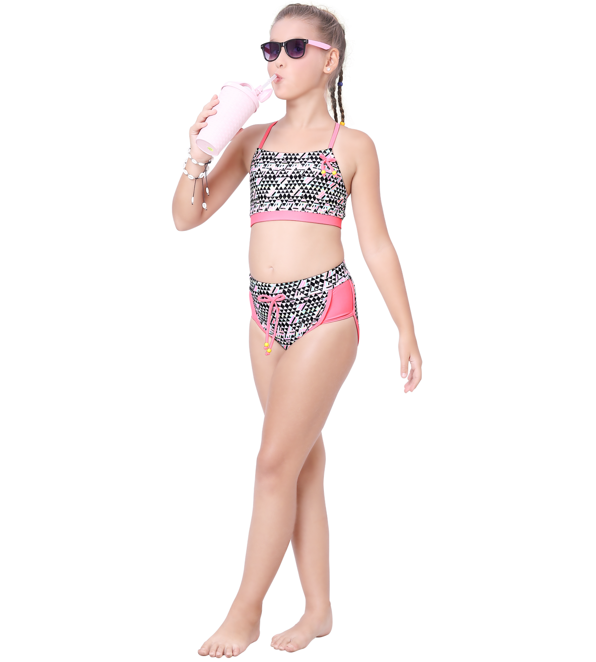 LACTRA TWO PIECE SPAGHETTI WITH SHORTS