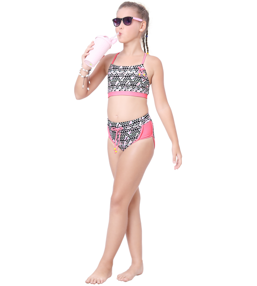 LACTRA TWO PIECE SPAGHETTI WITH SHORTS