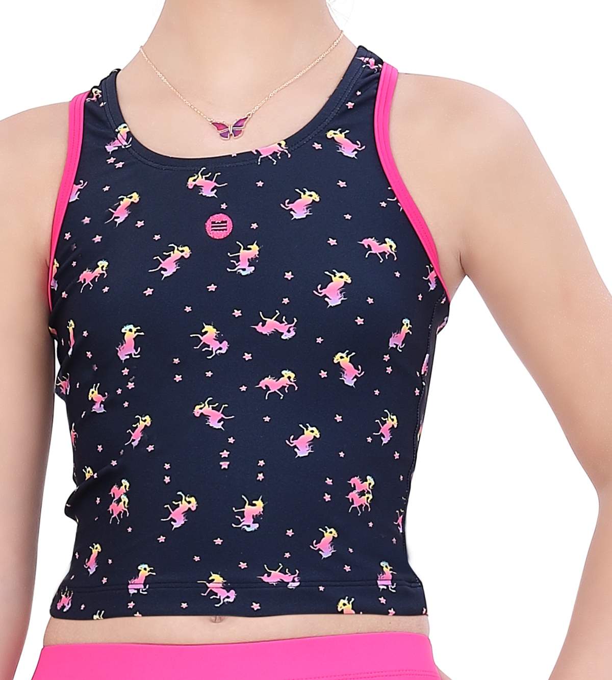 LACTRA TANKINI WITH SKIRT AND INSIDE BOYLEG