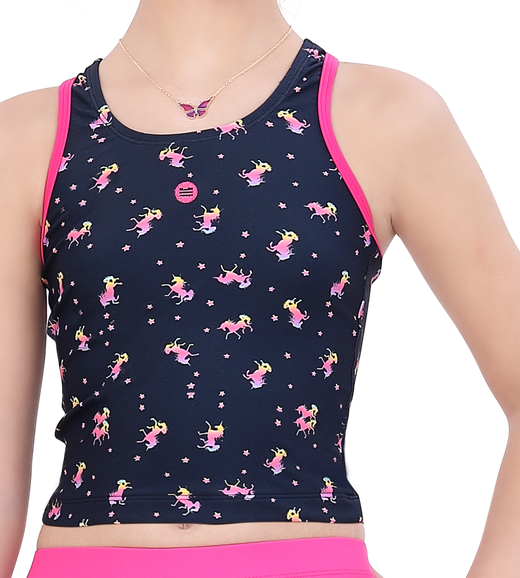 LACTRA TANKINI WITH SKIRT AND INSIDE BOYLEG