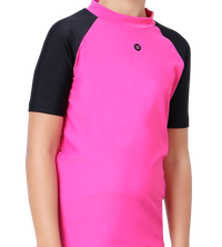 LACTRA SUN TOP SOLID COLOR HALF SLEEVE