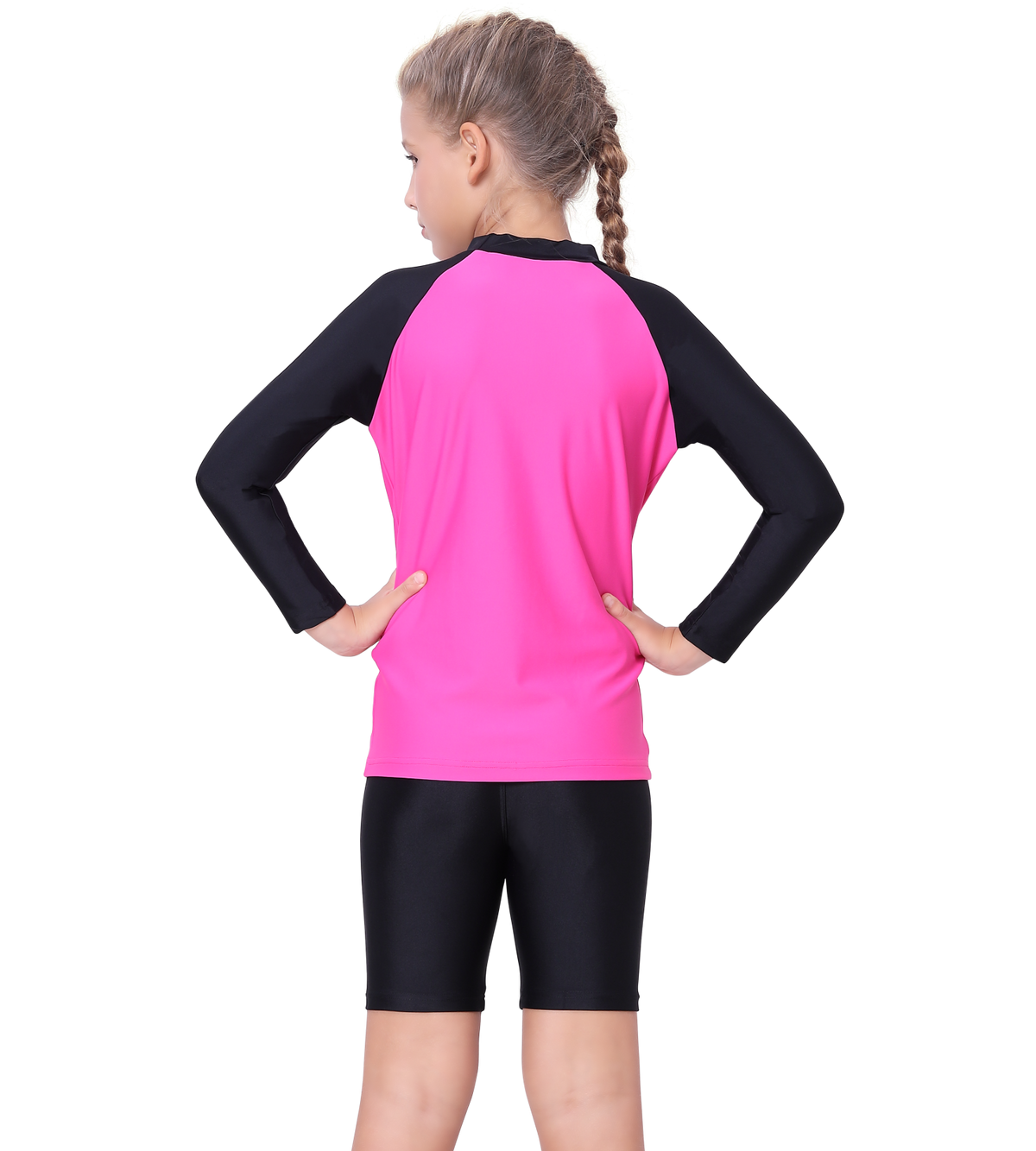 LACTRA SUN TOP WITH CONTRAST FULL SLEEVE