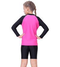 LACTRA SUN TOP WITH CONTRAST FULL SLEEVE