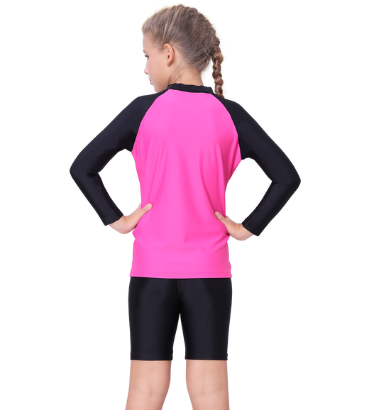LACTRA SUN TOP WITH CONTRAST FULL SLEEVE