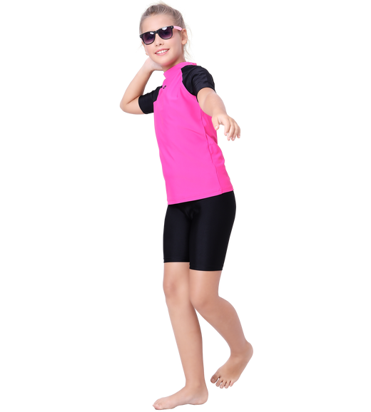 LACTRA SUN TOP SOLID COLOR HALF SLEEVE