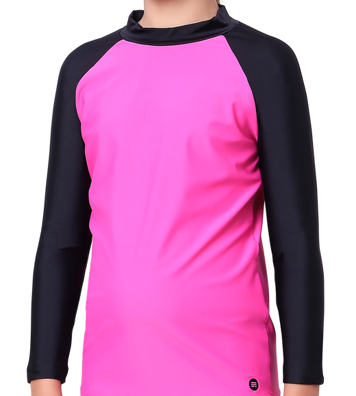 LACTRA SUN TOP WITH CONTRAST FULL SLEEVE