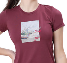 Load image into Gallery viewer, WOMEN ROUND NECK CASUEL T-SHIRT