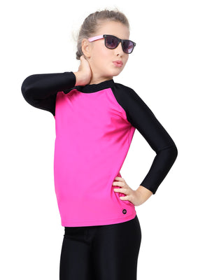 SUN TOP WITH CONTRAST FULL SLEEVE