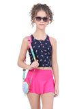TANKINI WITH SKIRT AND INSIDE BOYLEG.