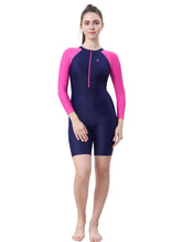Load image into Gallery viewer, KNEE SUIT ( FRONT ZIP WITH CONTRAST