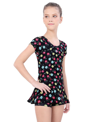 U-BACK SWIMDRESS SLIVE WITH BOYLEG.