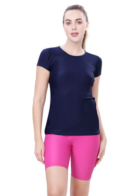 Female sleeve sun top ( solid cour )