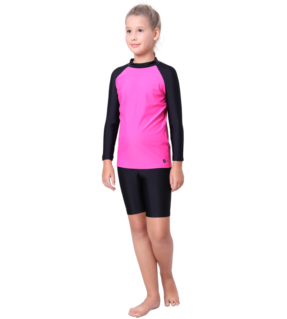 LACTRA SUN TOP WITH CONTRAST FULL SLEEVE