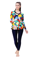 Load image into Gallery viewer, U BACK SWIMDRESS (SLEEVE WITH BOYLEG)