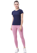 Load image into Gallery viewer, FEMALE SRIPED ROUND NECK T SHIRT