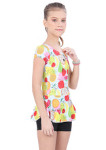 Load image into Gallery viewer, U-Back printed swimdress Slive with boyleg