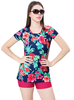 Female Sleeve sun top ( All over printed )
