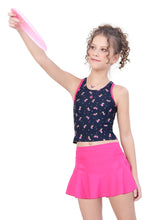 Load image into Gallery viewer, TANKINI WITH SKIRT AND INSIDE BOYLEG.