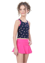 Load image into Gallery viewer, TANKINI WITH SKIRT AND INSIDE BOYLEG.