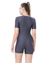 Load image into Gallery viewer, KNEE SUIT (FRONT ZIP WITH CONTRAST SIDE PANEL)