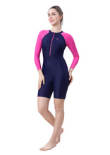 Load image into Gallery viewer, KNEE SUIT ( FRONT ZIP WITH CONTRAST