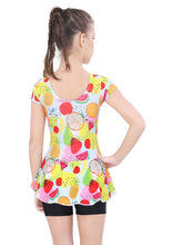 Load image into Gallery viewer, U-Back printed swimdress Slive with boyleg