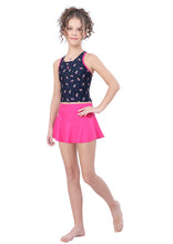Load image into Gallery viewer, TANKINI WITH SKIRT AND INSIDE BOYLEG.