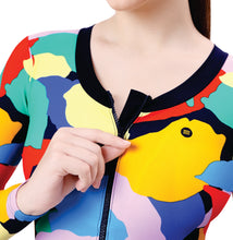 Load image into Gallery viewer, U BACK SWIMDRESS (SLEEVE WITH BOYLEG)
